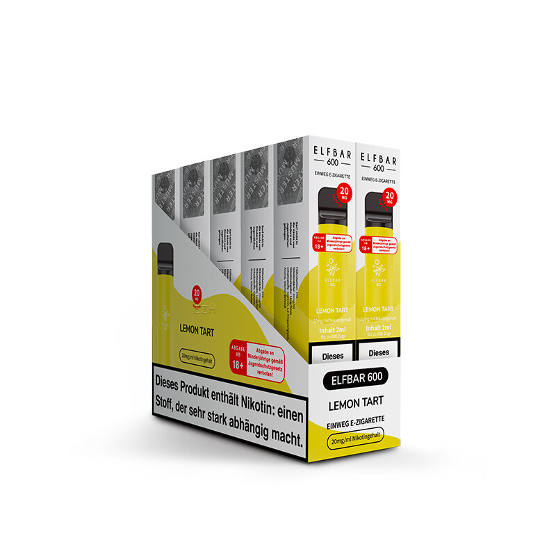 10 x Elfbar 20mg Lemon Tart Einweg E-Zigarette