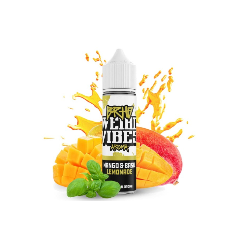 Barehead - BRHD Weird Vibes - Mango & Basil Lemonade - 10ml Aroma (Longfill)