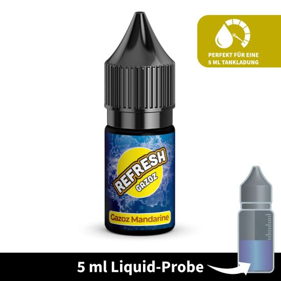 Liquid-Probe 5 ml: Mandarine - Perfekt zum Testen (0 mg)