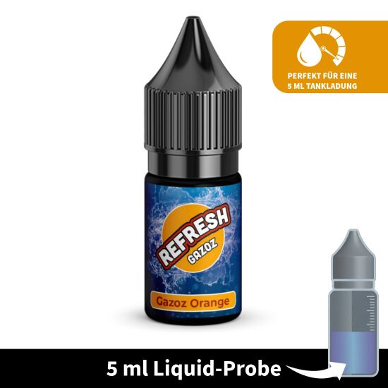 Liquid-Probe 5 ml: Orange - Perfekt zum Testen (0 mg)