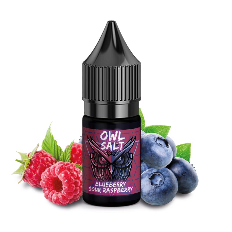 Blueberry Sour Raspberry Liquid E-Zigarette Nikotinsalzliquid 10 ml OWL SALT