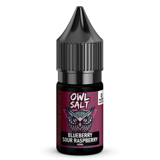 Blueberry Sour Raspberry Liquid | OWL SALT Nikotinsalz 10...