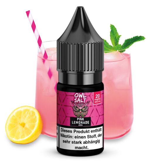 Pink Lemonade Liquid | OWL SALT Nikotinsalz 10 ml 20 mg
