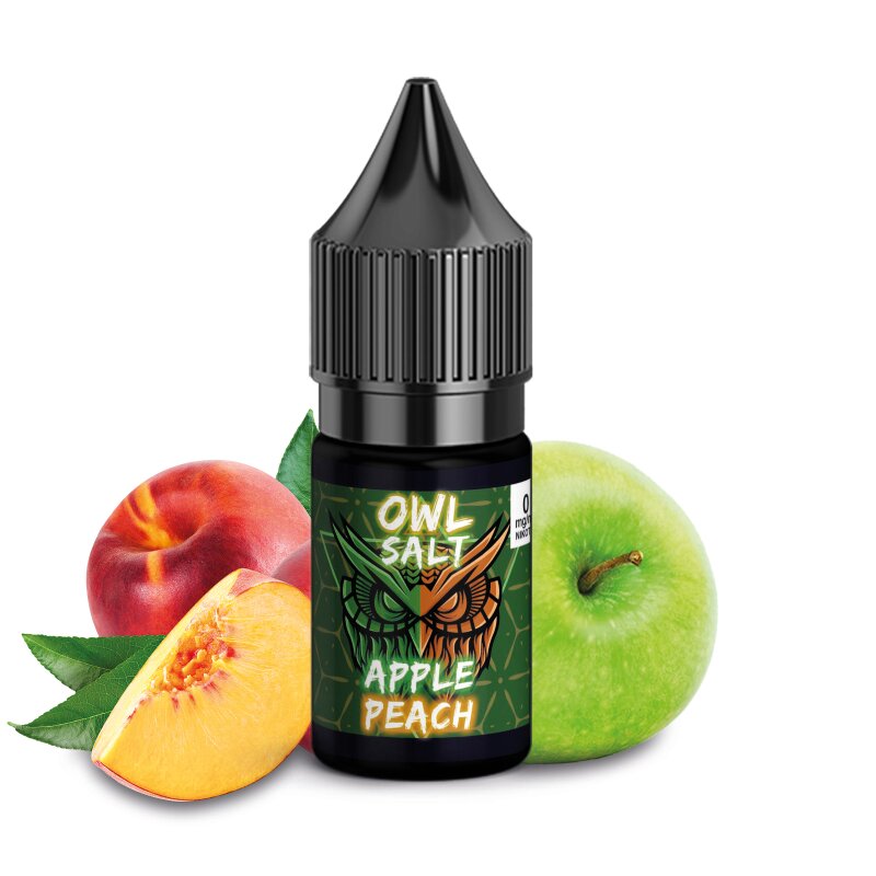 Apple Peach Liquid E-Zigarette Nikotinsalzliquid 10 ml OWL SALT