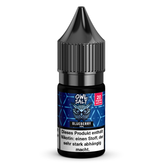 Liquid Blueberry Aroma - OWL SALT 10 ml 20 mg