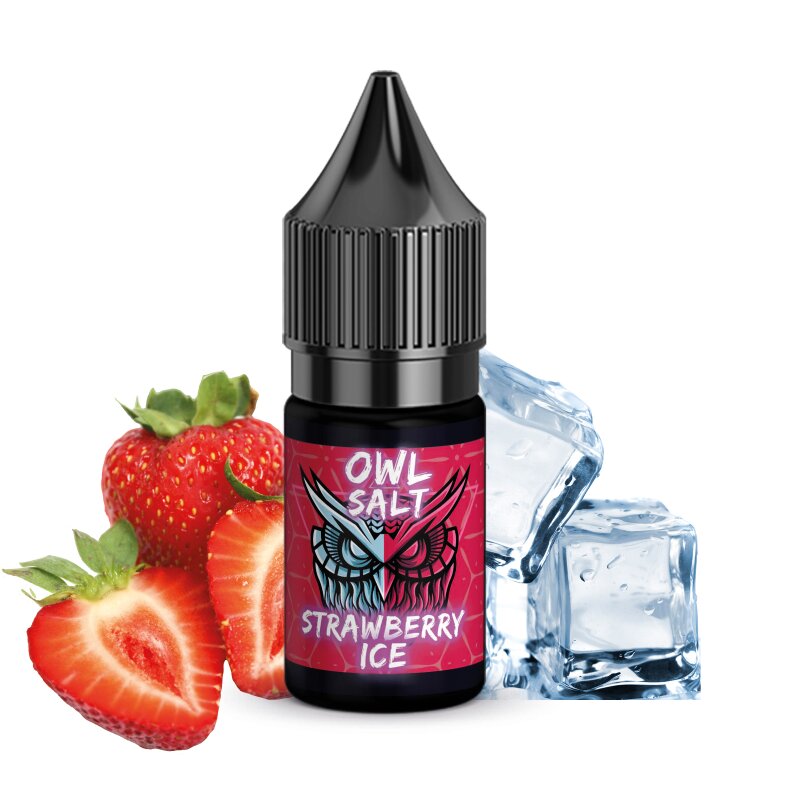 Strawberry Ice Liquid E-Zigarette Nikotinsalzliquid 10 ml OWL SALT