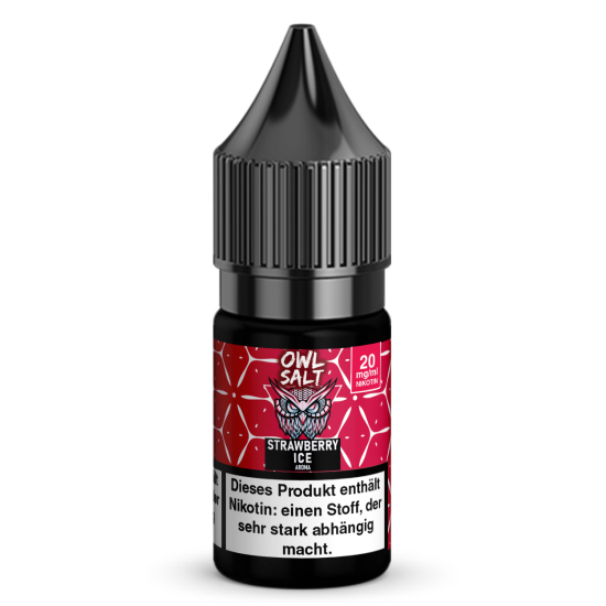 Liquid Strawberry Ice Aroma - OWL SALT 10 ml 20 mg