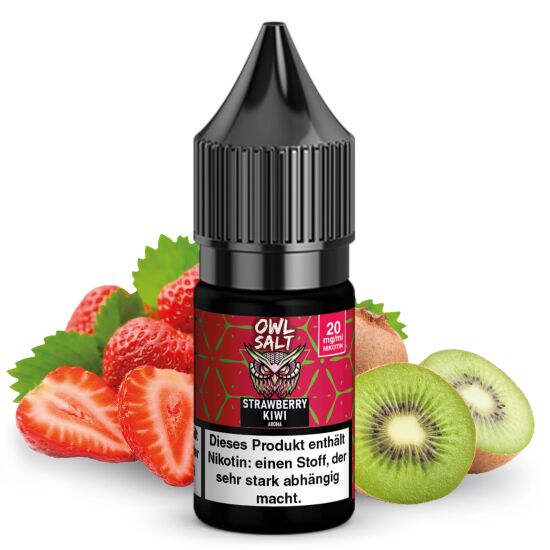 Strawberry Kiwi Liquid | OWL SALT Nikotinsalz 10 ml 20 mg