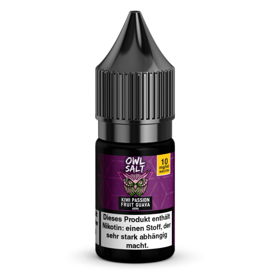 Kiwi Passionfruit Guava Liquid | OWL SALT Nikotinsalz 10...