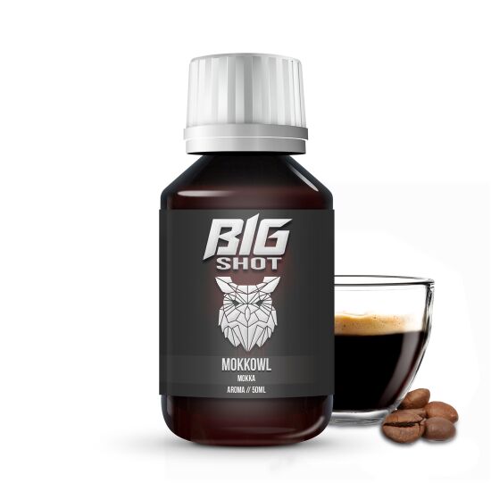 Mokka Kaffee 50 ml Aroma in 500 ml Flasche Big Shot Mokkowl