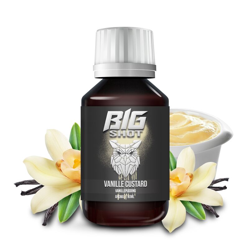 Vanillepudding 50 ml Aroma in 500 ml Flasche Big Shot Vanilla Custard