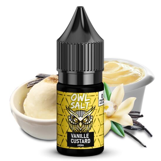 Liquid Vanilla Custard Aroma - OWL SALT 10 ml