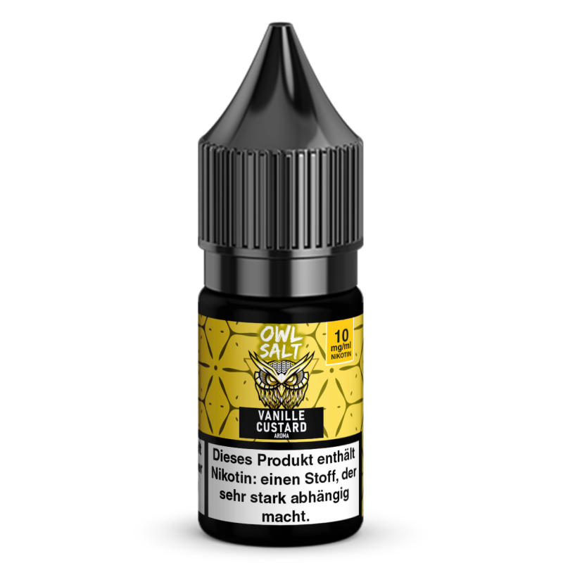 Liquid Vanilla Custard Aroma - OWL SALT 10 ml 10 mg