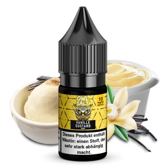 Vanilla Custard Liquid | OWL SALT Nikotinsalz 10 ml 10 mg