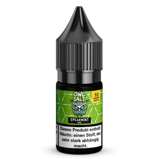 Liquid Spearmint Aroma - OWL SALT 10 ml 10 mg