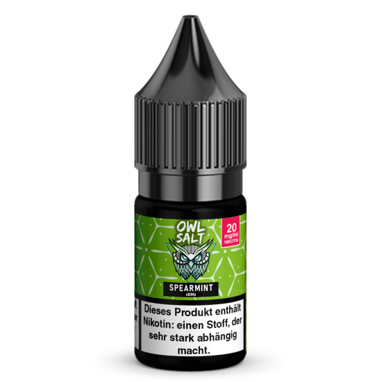Liquid Spearmint Aroma - OWL SALT 10 ml 20 mg