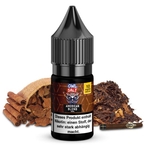 American Blend Liquid | OWL SALT Nikotinsalz 10 ml 10 mg