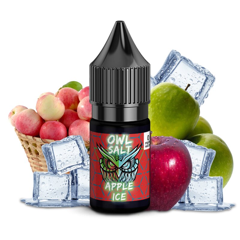 Apple Ice Liquid E-Zigarette Nikotinsalzliquid 10 ml OWL SALT