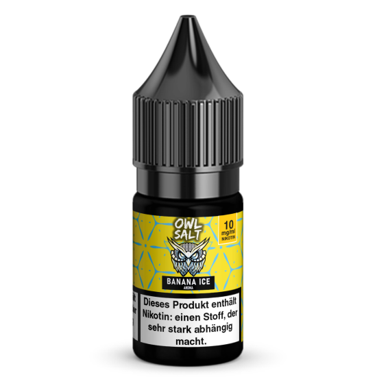 Liquid Banana Ice Aroma - OWL SALT 10 ml 10 mg