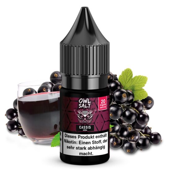 Cassis Liquid | OWL SALT Nikotinsalz 10 ml 20 mg
