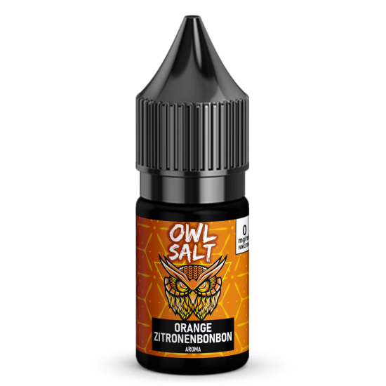 Liquid Orange Zitronenbonbon Aroma - OWL SALT 10 ml