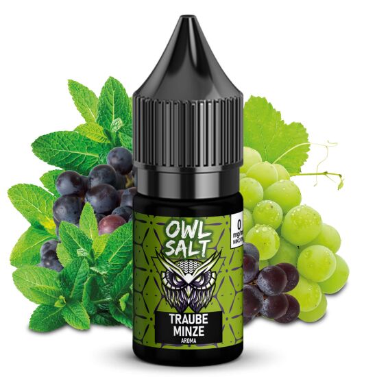 Liquid Traube Minze Aroma - OWL SALT 10 ml