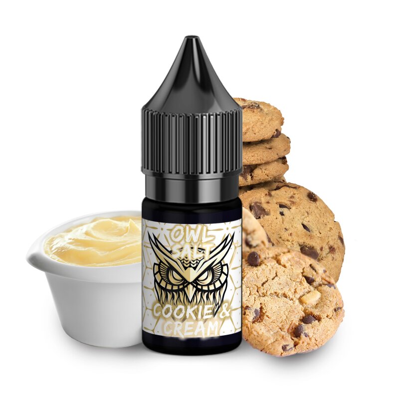 Cookie & Cream Liquid E-Zigarette Nikotinsalzliquid 10 ml OWL SALT