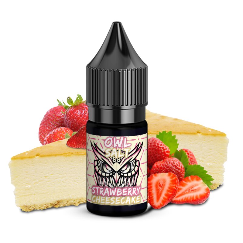 Strawberry Cheesecake Liquid E-Zigarette Nikotinsalzliquid 10 ml OWL SALT