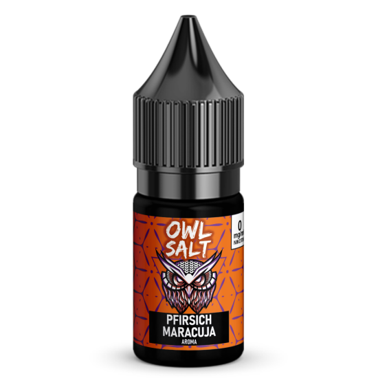 Pfirsich Maracuja Liquid | OWL SALT Nikotinsalz 10 ml 0 mg