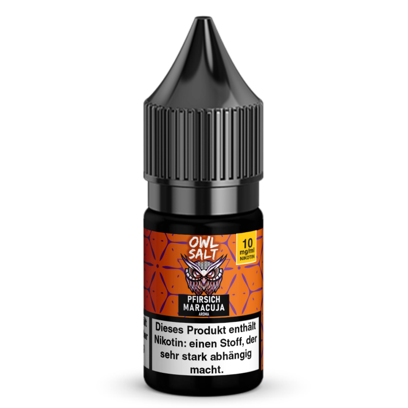 Pfirsich Maracuja Liquid | OWL SALT Nikotinsalz 10 ml 10 mg