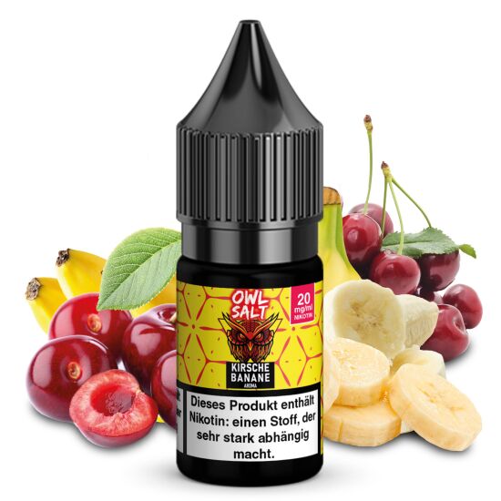 Kirsch Banane Liquid | OWL SALT Nikotinsalz 10 ml 20 mg