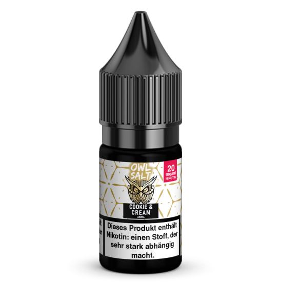 Cookie &amp; Cream Liquid | OWL SALT Nikotinsalz 10 ml 20 mg