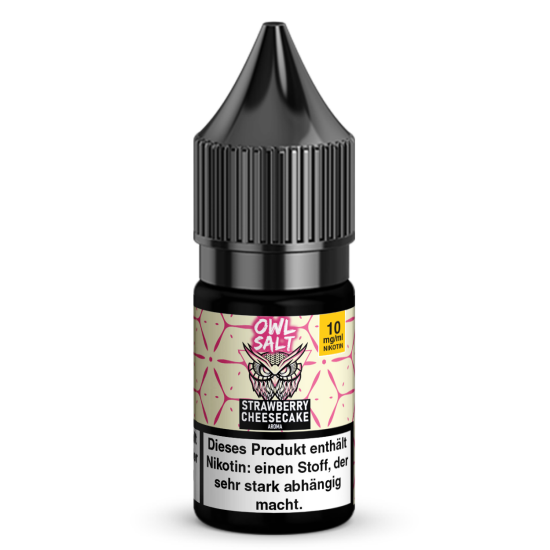 Strawberry Cheesecake Liquid | OWL SALT Nikotinsalz 10 ml...