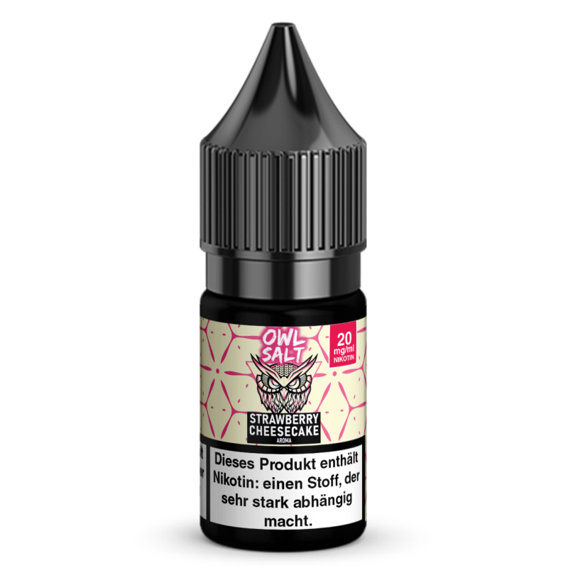 Liquid Strawberry Cheesecake Aroma - OWL SALT 10 ml 20 mg
