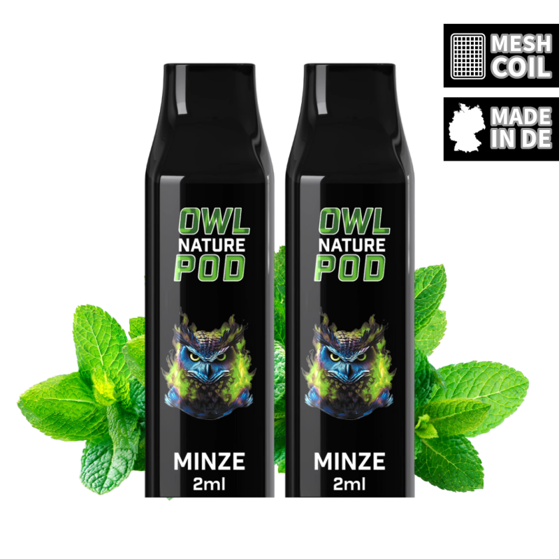 OWL Nature Pod Minze Geschmack 2ml  10 mg Doppelset
