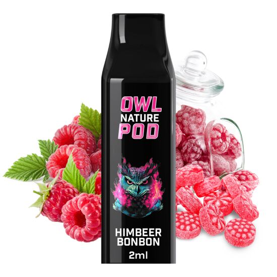 OWL Nature Pod Himbeerbonbon Geschmack 2ml 0 mg