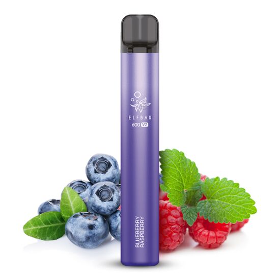 Elfbar 600 V2 Blueberry Raspberry Einweg E-Zigarette CP...