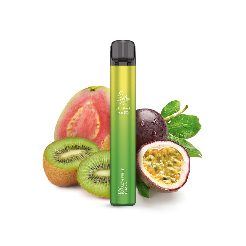 Elfbar 600 V2 Kiwi Passionfruit Guava Einweg E-Zigarette CP 20 mg