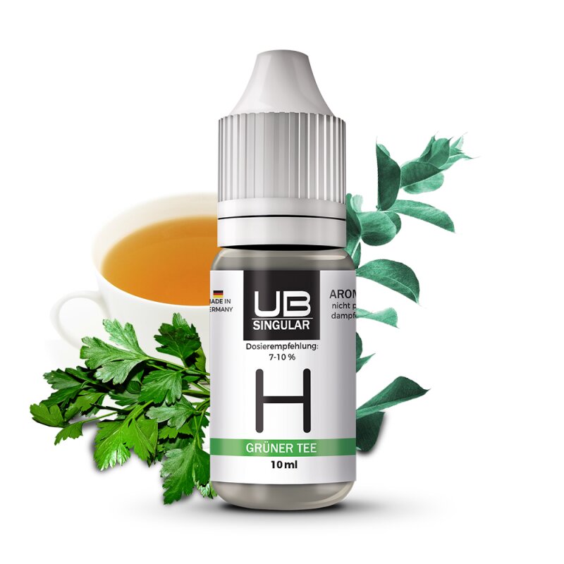 Ultrabio Singular H - Grüner Tee 10 ml Aroma mit Banderole