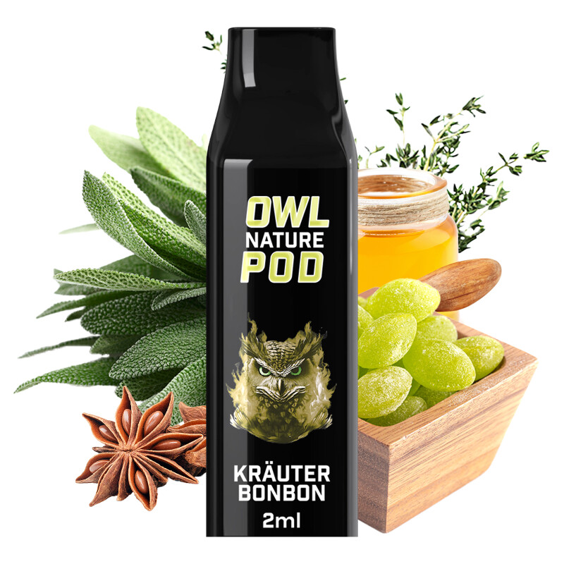OWL Nature Pod Kräuterbonbon Geschmack 2ml 20 mg