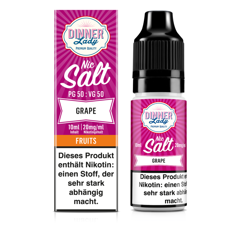 Dinner Lady Grape - Nic Salt 10 ml 20 mg