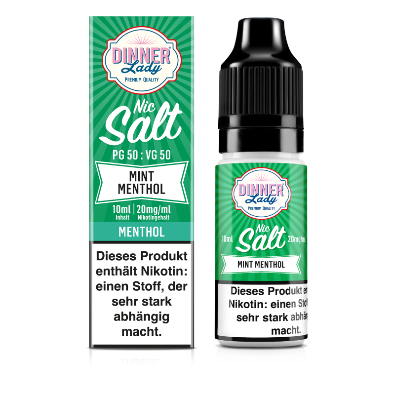 Dinner Lady Mint Menthol - Nic Salt 10 ml 20 mg