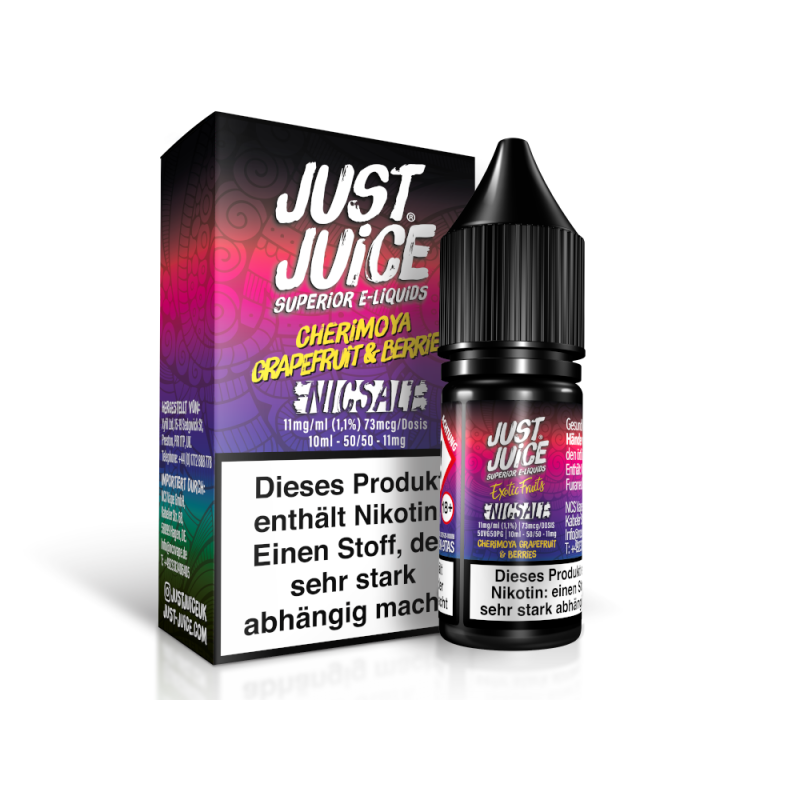 JUST JUICE Nikotinsalz Liquid 10ml 11 mg Cherimoya, Grapefruit & Berries