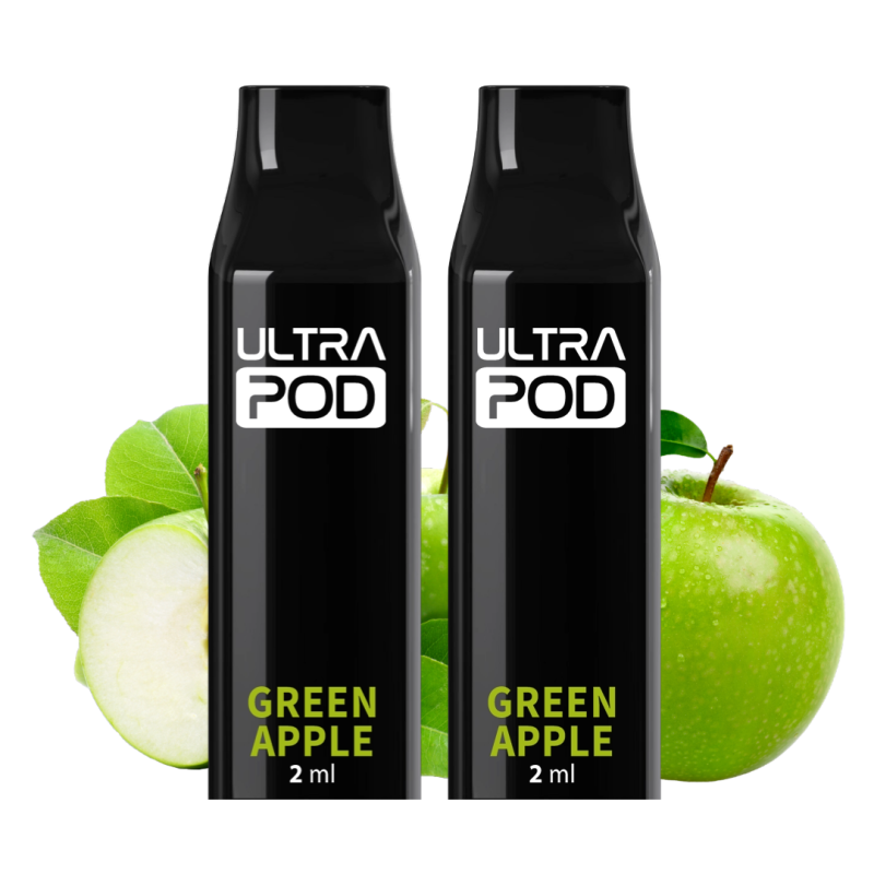 ULTRAPOD Prefilled Pod Doppelset Nikotinsalzliquid Green Apple