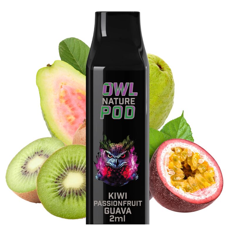 Kiwi Passionfruit Guava Pod - Prefilled Pod 2 ml (Kompatibel mit OWL Nature Pod & Ultrapod) 0 mg