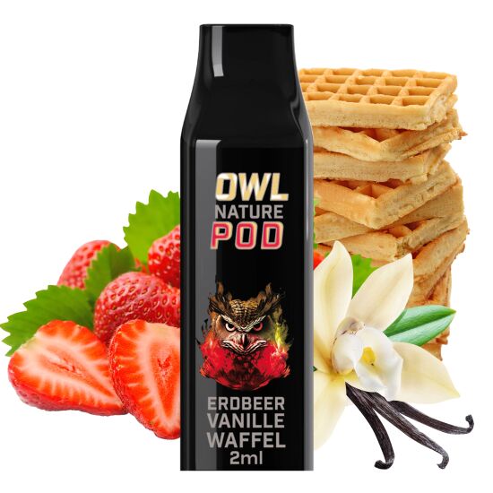 OWL Nature Pod Tankeinheit Erdbeer Vanille Waffel...
