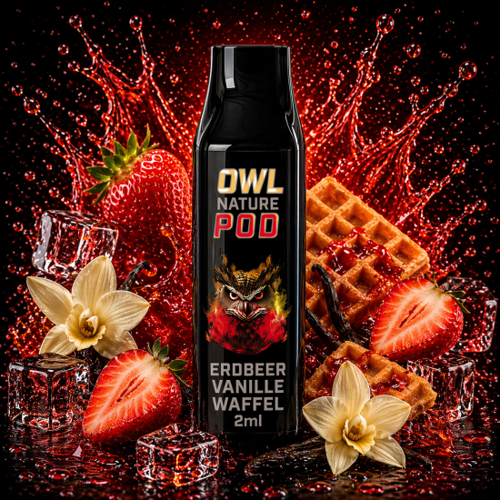 Erdbeer Vanille Waffel Pod - Prefilled Pod 2 ml...