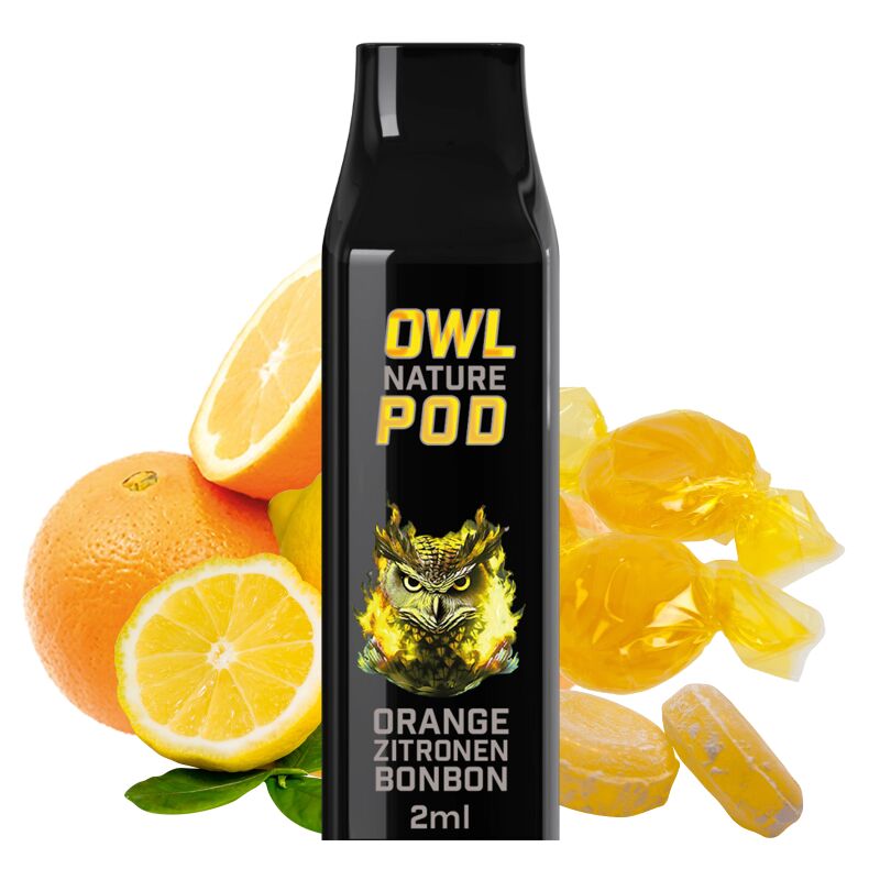 OWL Nature Pod Tankeinheit Orange Zitronenbonbon Geschmack 2 ml 10 mg