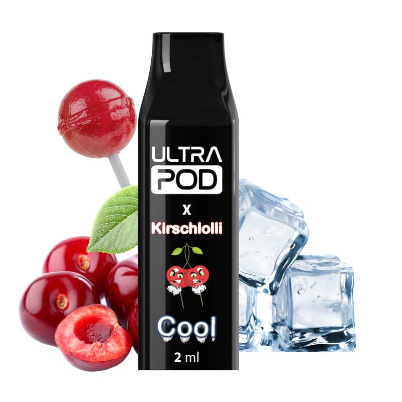ULTRAPOD Podsystem Tankeinheit Kirschlolli Cool 0 mg