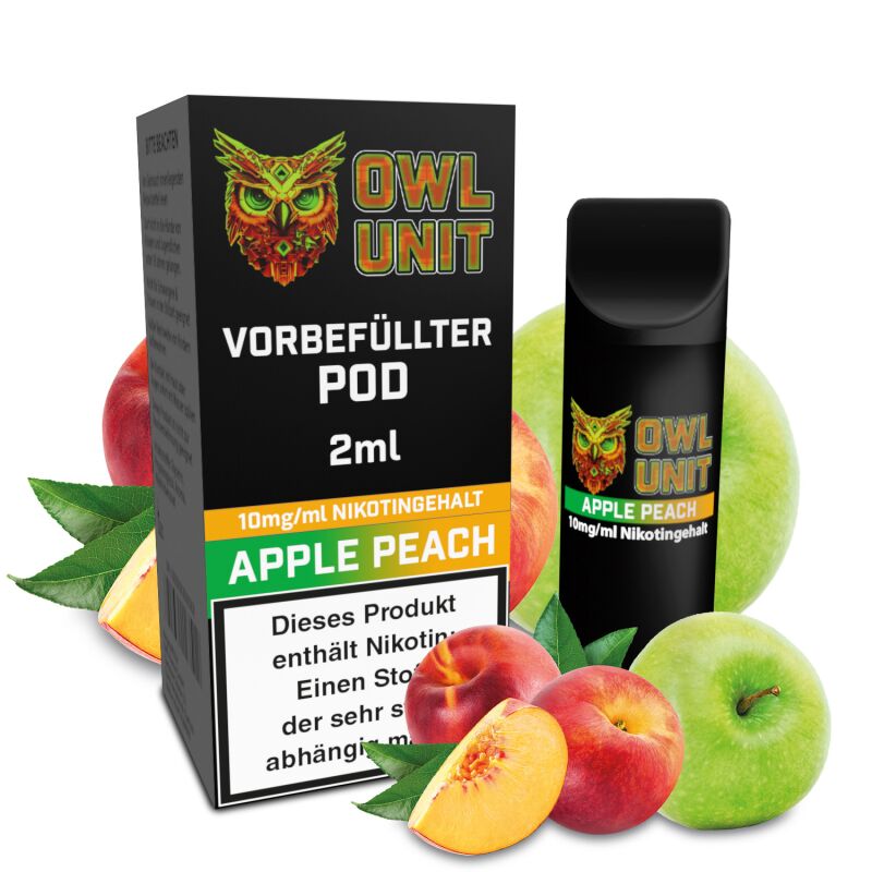 OWL Unit Tankeinheit Podsystem Apple Peach 2 ml 10 mg